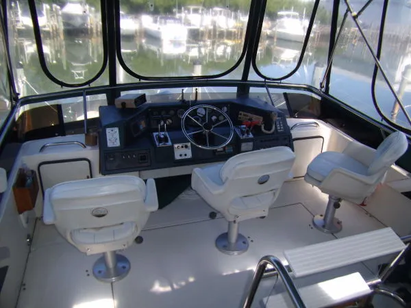 Slide: The Image of Sea Ray 410 Aft Cabin MY - CATS & Bow Thruster 1987 - 6