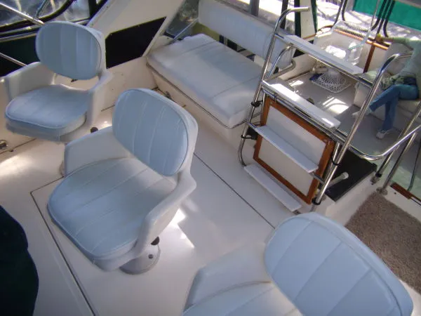 Slide: The Image of Sea Ray 410 Aft Cabin MY - CATS & Bow Thruster 1987 - 7
