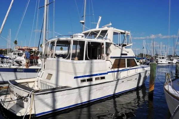 Slide: The Image of Viking 50 Cockpit Motoryacht-NEED IMMEDIATE SALE! 1987 - 1