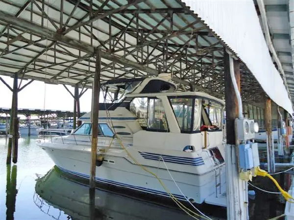 Slide: The Image of Sea Ray 415 Aft Cabin 1988 - 0