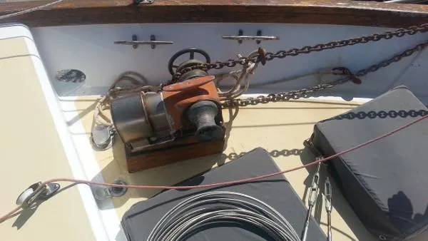 Slide: The Image of Bruce Roberts 48 Pilothouse Cutter Ketch 1984 - 6