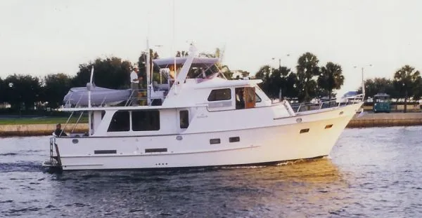 Slide: The Image of DeFever 49 LRC(LONG RANGE CRUISER ) PILOTHOUSE TRAWLER 1987 - 0