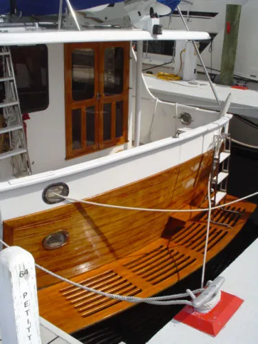 Slide: The Image of DeFever 49 LRC(LONG RANGE CRUISER ) PILOTHOUSE TRAWLER 1987 - 1