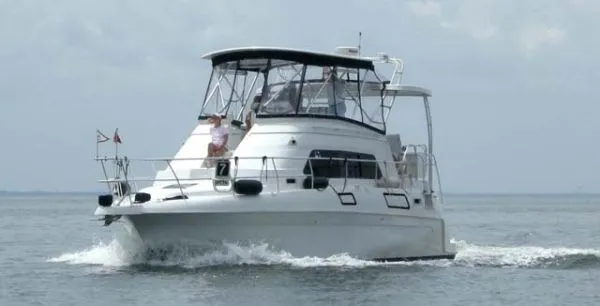 Slide: The Image of Mainship 37 Aft Cabin Motor Yacht 1996 - 0