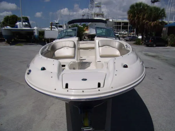 Slide: The Image of Sea Ray 240 Sun Deck w/ NEW TRAILER 2005 - 3