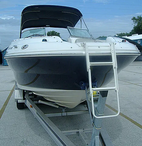Slide: The Image of Sea Ray 240 Sun Deck w/ NEW TRAILER 2005 - 4