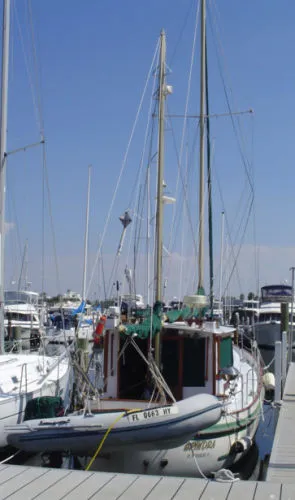 Slide: The Image of Banjer Pilothouse LRC Motorsailor Ketch 1971 - 2