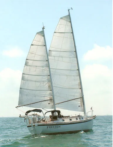 Slide: The Image of Herreshoff / Cat Ketch Cat Ketch 31 1985 - 0