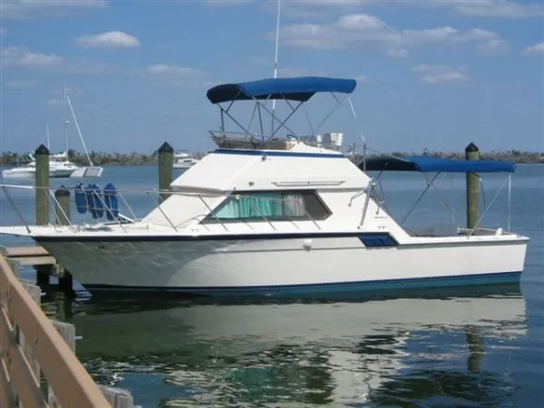 Slide: The Image of Hatteras 32 Flybridge Fisherman 1986 - 0