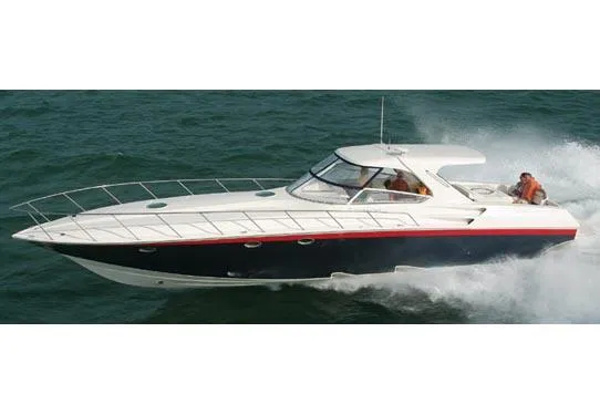 Slide: The Image of Fountain 48 Express Cruiser Cummins Factory Warranty! 2006 - 0