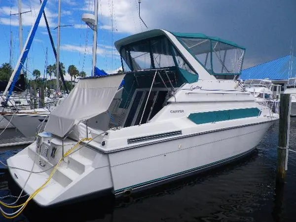 Slide: The Image of Carver Yachts 380 Santego 1995 - 0