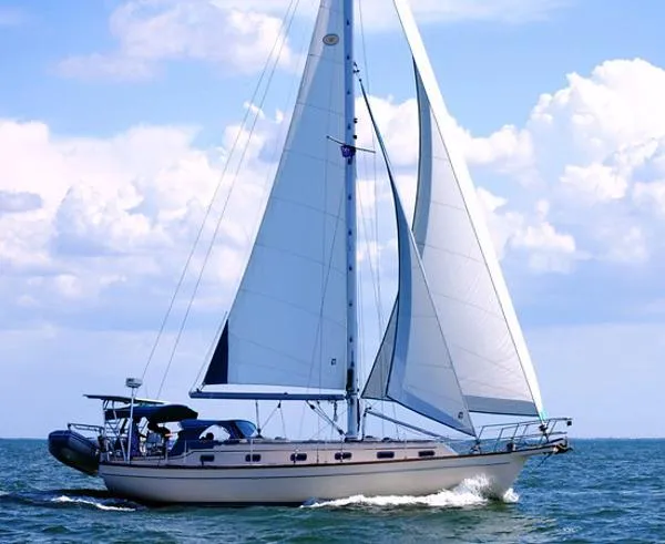 Slide: The Image of Island Packet 40 Cutter Rig 1998 - 1