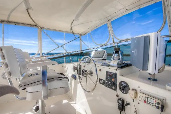 Slide: The Image of Hatteras Cockpit Motor Yacht 1986 - 10