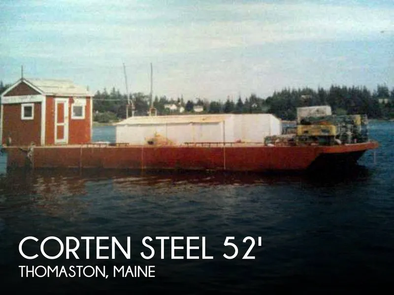 Slide: The Image of Corten Steel 20' x 52' Barge 1994 - 0