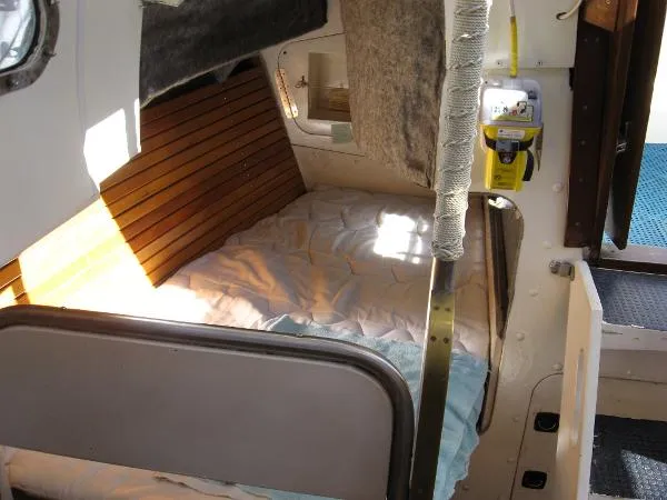 Slide: The Image of John Simpson Design 40 steel pilothouse cutter 2003 - 11