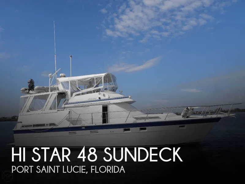 Slide: The Image of Hi Star 48 Sundeck 1987 - 0