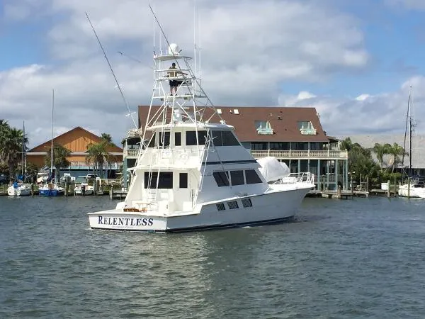 Slide: The Image of Hatteras 65 Enclosed Bridge 1995 - 2