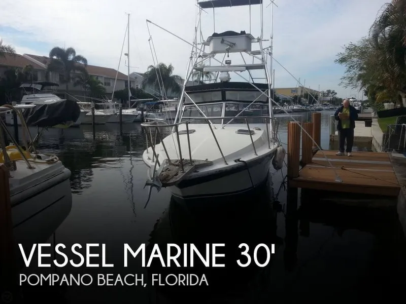 Slide: The Image of Vessel Marine 30 Sportfisherman 1986 - 0