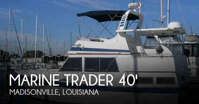 Slide: The Image of Marine Trader 36 Sundeck Twin cabin 1988 - 0