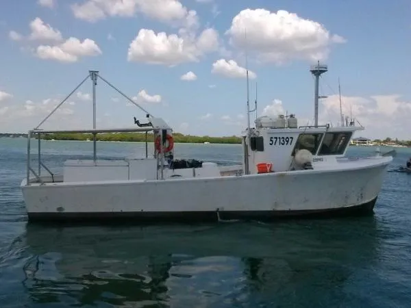 Slide: The Image of #1 Key West Commercial Lobster / Crabber /Fishing 1976 - 0