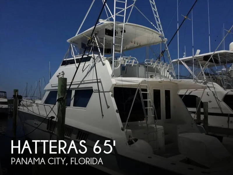 Slide: The Image of Hatteras 65 Sportfish 1988 - 0