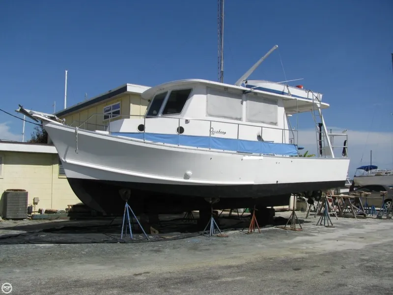 Slide: The Image of Thompson Offshore 34 Trawler 1977 - 1