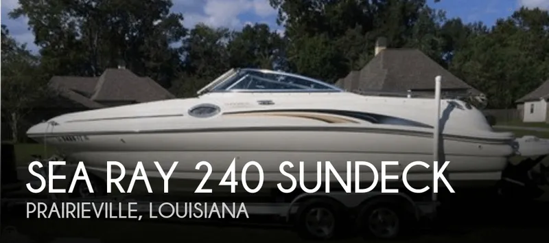 Slide: The Image of Sea Ray 240 Sundeck 2001 - 0