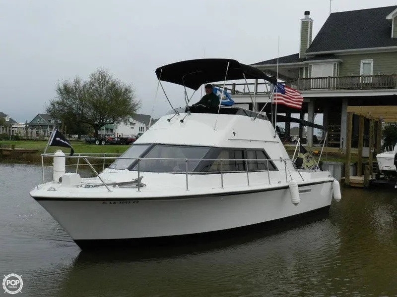 Slide: The Image of Hatteras 31 Sportfish Flybridge 1975 - 1