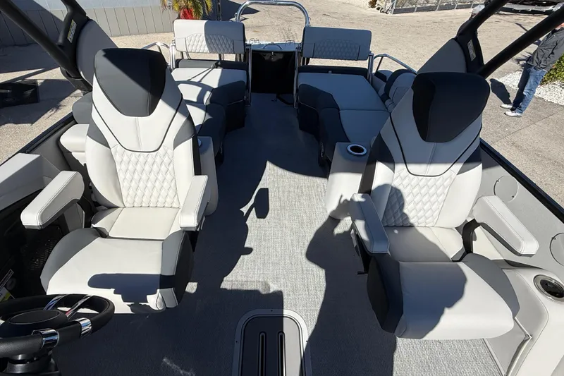 Slide: The Image of 2026 Avalon 2385 Catalina Quad Lounger interior with luxurious seating and modern design. - 17
