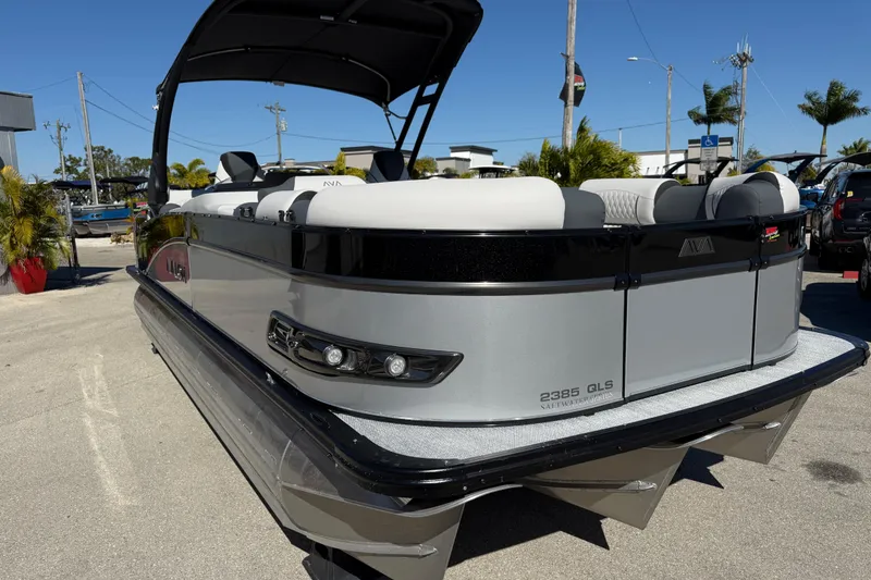 Slide: The Image of 2026 Avalon 2385 Catalina Quad Lounger Tri Toon, sleek design, high performance pontoon boat. - 5