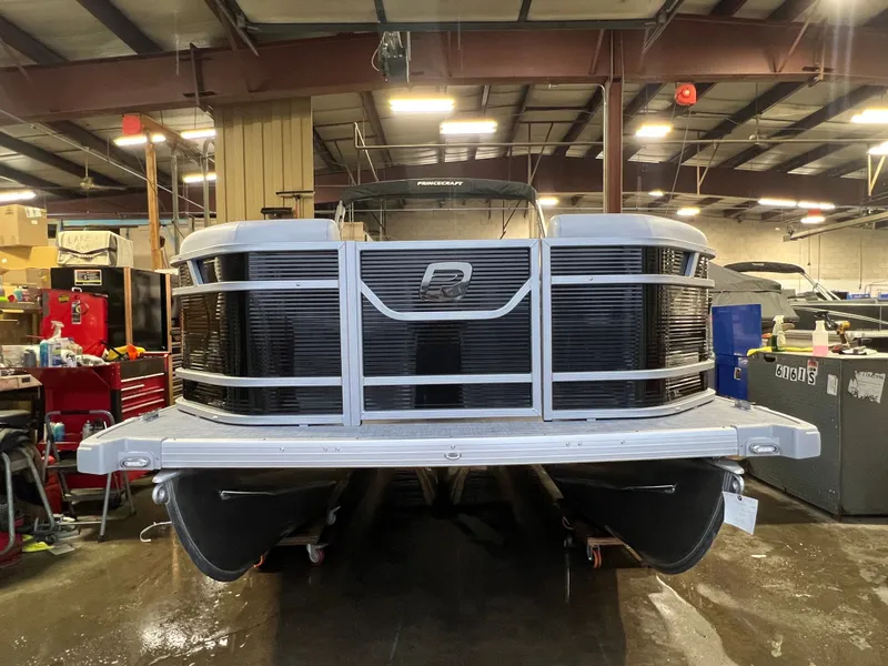 Slide: The Image of Princecraft Vectra 21 Quad Lounge Pontoon & Mercury 4-Stroke EFI 2026 - 27