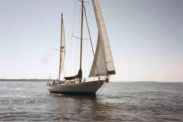 Slide: The Image of Mar Dulce Steel Pilothouse Ketch Sailboat 1985 - 1