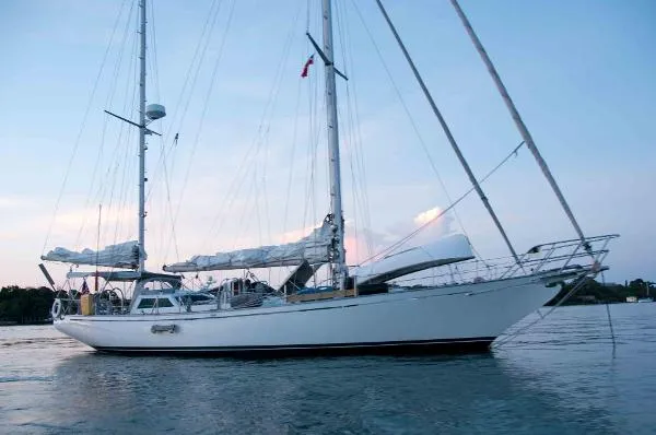 Slide: The Image of Mar Dulce Steel Pilothouse Ketch Sailboat 1985 - 2