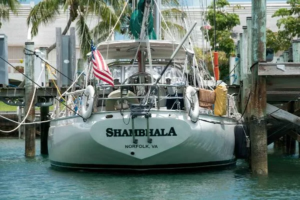 Slide: The Image of Mar Dulce Steel Pilothouse Ketch Sailboat 1985 - 4