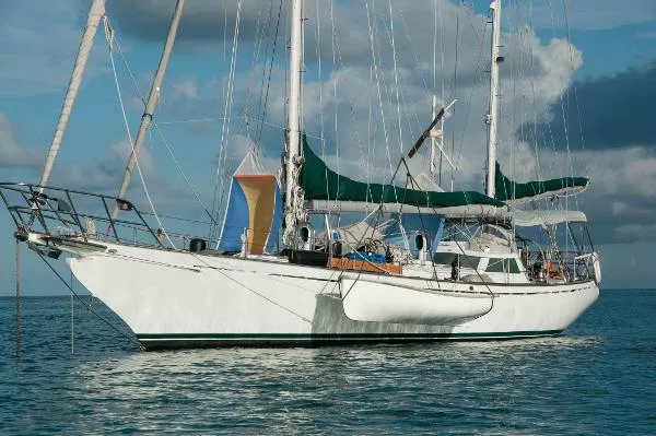 Slide: The Image of Mar Dulce Steel Pilothouse Ketch Sailboat 1985 - 5