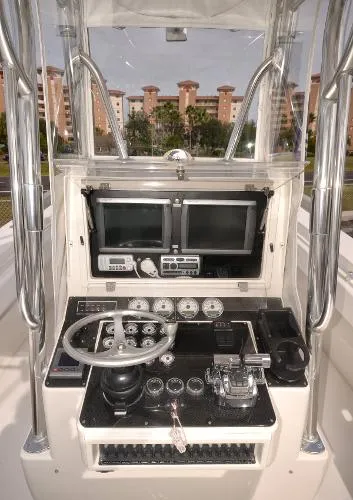 Slide: The Image of Contender 33 Stepped Hull, Center Console 2009 - 2