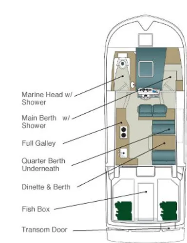 Slide: The Image of Sea Sport 3200 Pacific (Twin Diesels! ) 2000 - 1