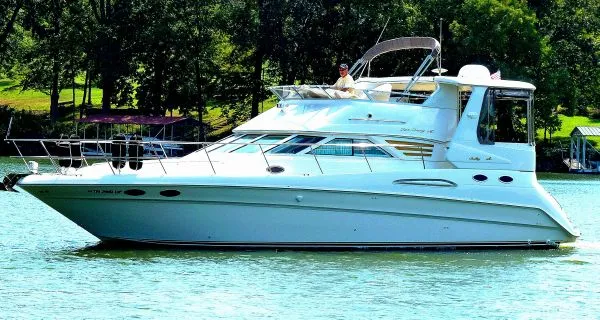 Slide: The Image of Sea Ray 420 Aft Cabin 1996 - 1