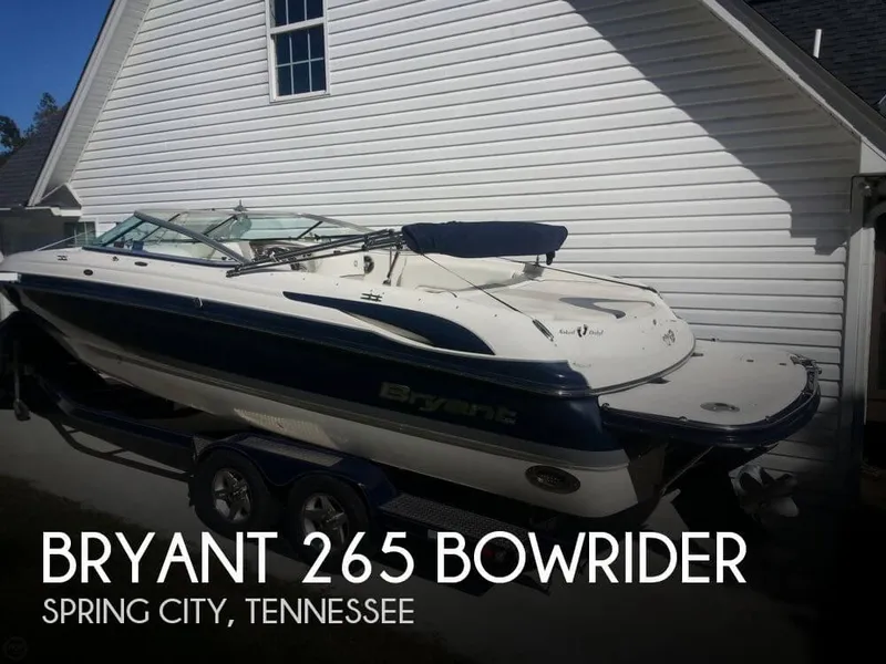 Slide: The Image of Bryant 265 Bowrider 2008 - 0