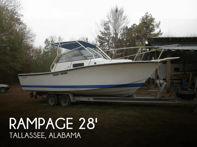 Slide: The Image of Rampage 28 Sportfish 1986 - 0