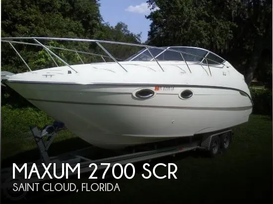 Slide: The Image of Maxum 2700 SCR 2000 - 0