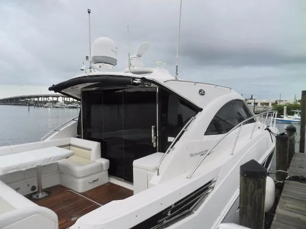 Slide: The Image of Sea Ray 51 Sundancer w/ zues drives 2013 - 3