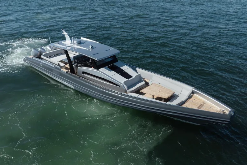 Slide: The Image of 2022 Novamarine BS 160 Outboard boat cruising on open water. - 13