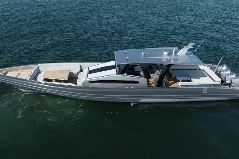 Slide: The Image of 2022 Novamarine BS 160 Outboard boat cruising on open water. - 16