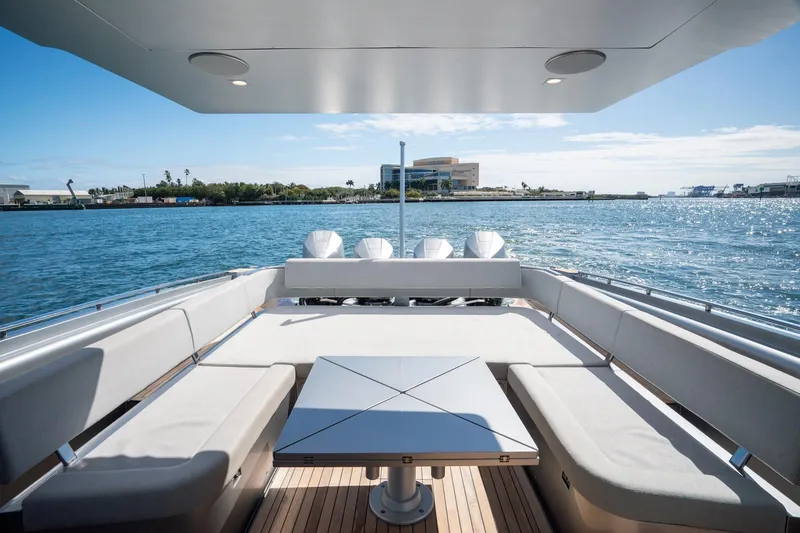 Slide: The Image of Luxurious 2022 Novamarine BS 160 Outboard yacht with spacious seating and scenic ocean view. - 25