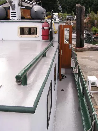 Slide: The Image of Custom Steel Trawler Pilothouse 1997 - 11