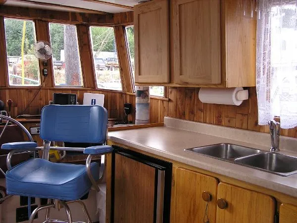 Slide: The Image of Custom Steel Trawler Pilothouse 1997 - 4