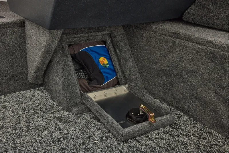 Slide: The Image of Manufacturer Provided Image: Interior storage compartment of 2026 Tracker Pro Guide V-16 SC boat. - 46