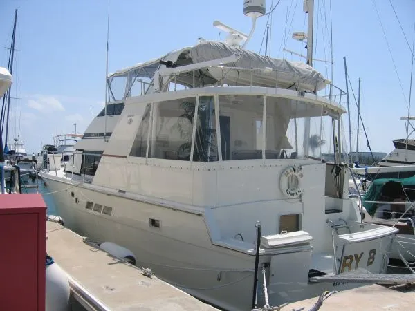 Slide: The Image of Hatteras Cockpit Motor Yacht 1995 - 1