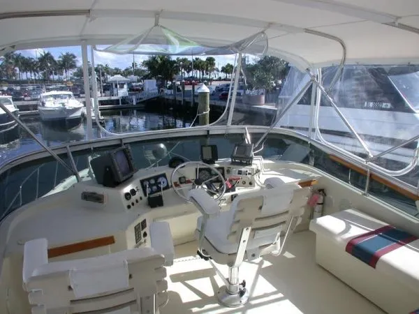 Slide: The Image of Tollycraft 44 Cockpit MY 1989 - 11